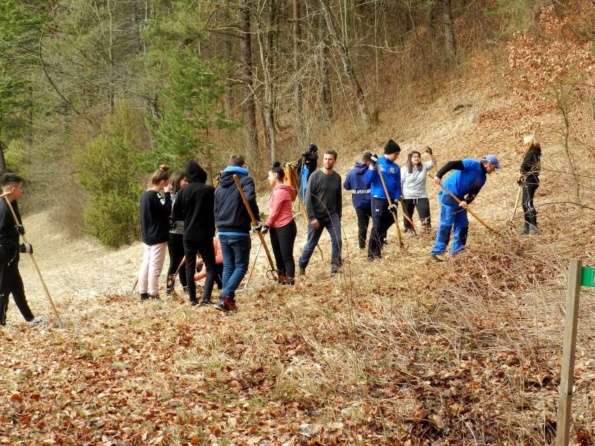 Draussen Hand anlegen