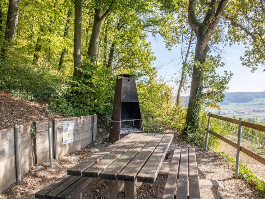 Grillstelle «oberhalb der Reben»