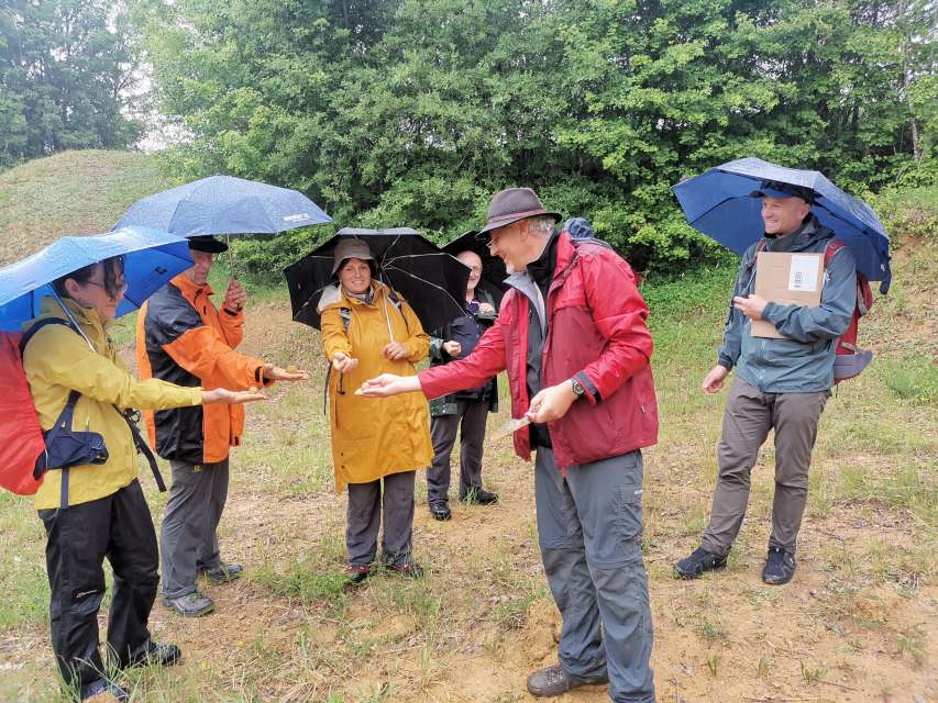 Historischer Lehmabbau auf dem Reiat